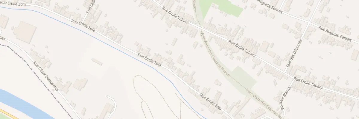 Plan du 541 Rue Emile Zola à Vieux-Condé