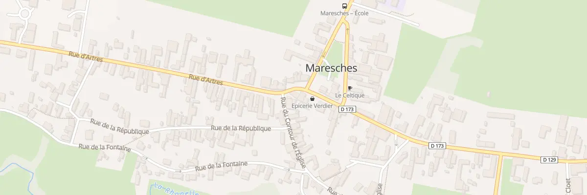 Plan du 2 Rue du Contour de l’Eglise à Maresches