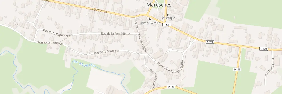 Plan du 1 Rue du Contour de l’Eglise à Maresches