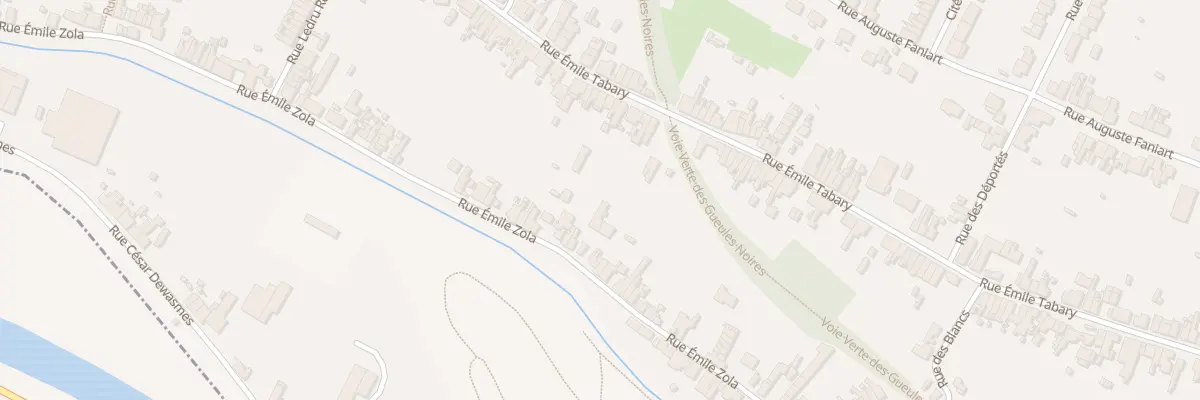 Plan du 537 Rue Emile Zola à Vieux-Condé