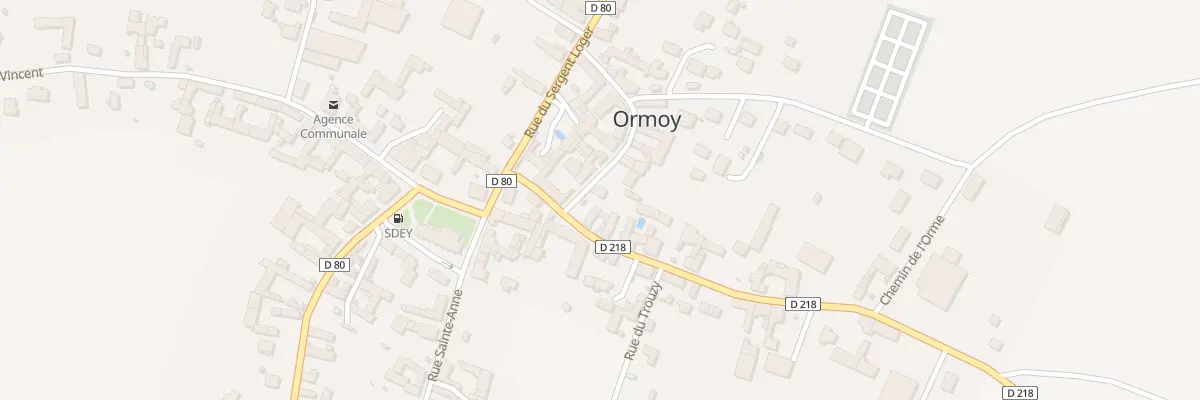 Plan du 2 Rue du Moutier à Ormoy