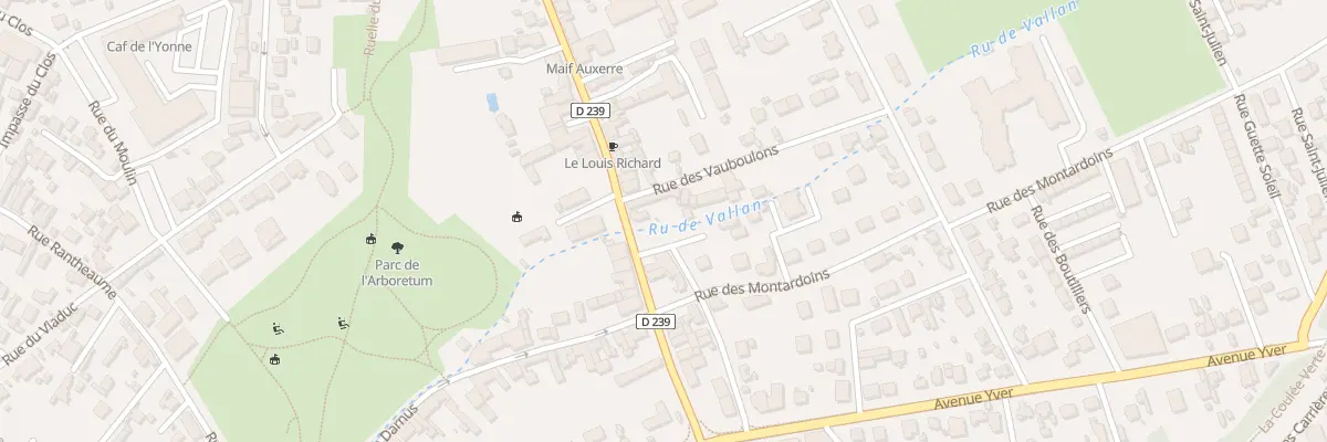 Plan du 59 Rue Louis Richard à Auxerre