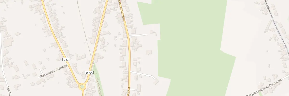 Plan du 352 Rue Marcel Sembat à Vieux-Condé