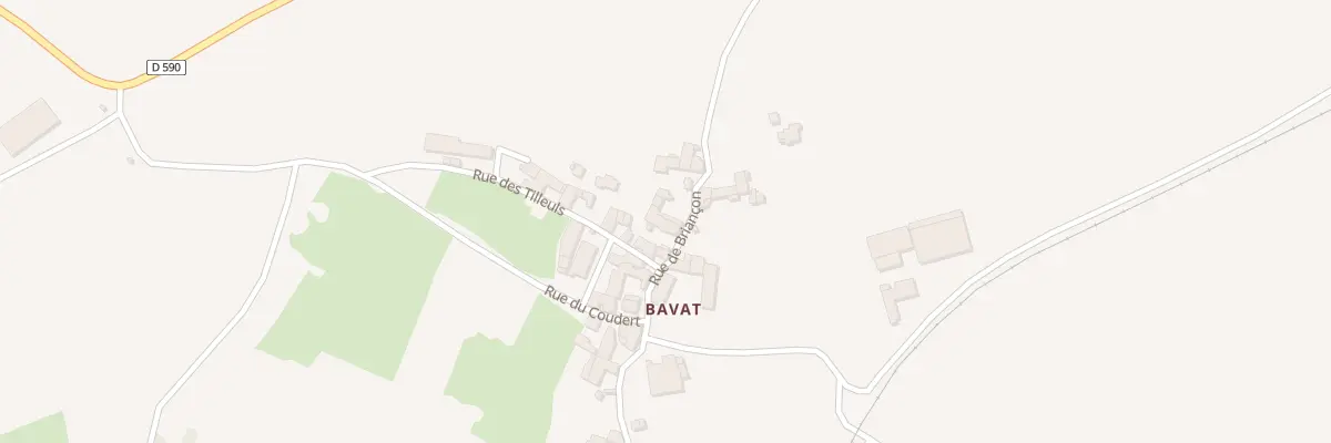 Plan du 5087A Bavat à Saint-Arcons-d’Allier