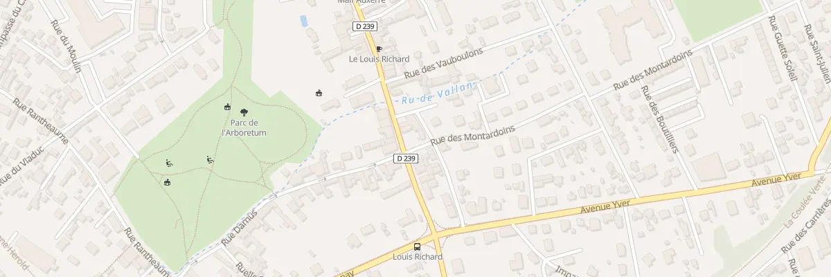 Plan du 67 Rue Louis Richard à Auxerre
