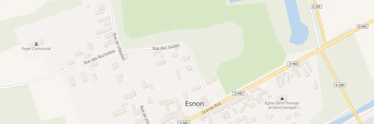 Plan du 10 Rue des Saules à Esnon