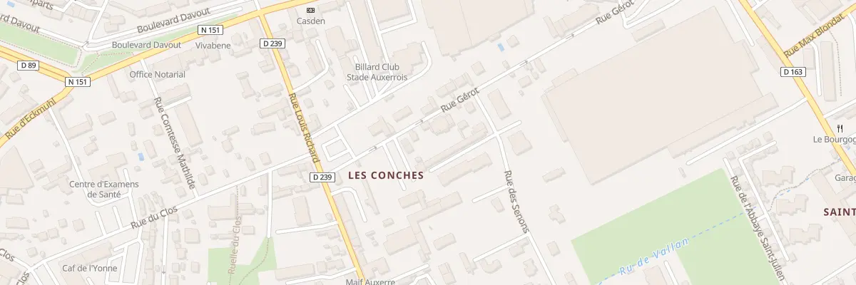 Plan du 8 Rue Gérot à Auxerre