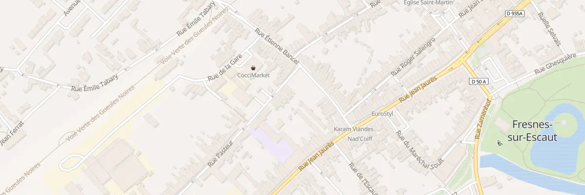 Plan du 3 Rue Pasteur à Fresnes-sur-Escaut