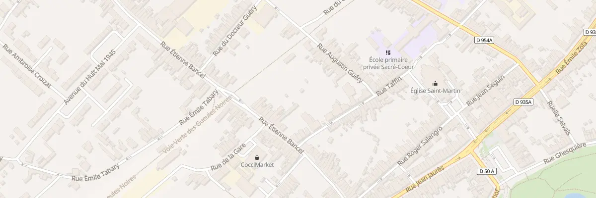 Plan du 54 Rue Etienne Bancel à Fresnes-sur-Escaut