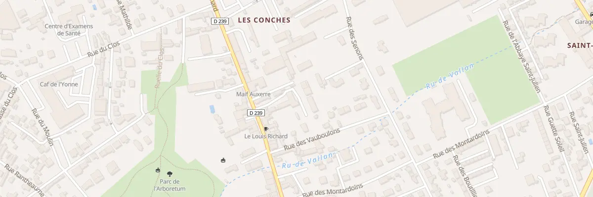 Plan du 35 Rue Louis Richard à Auxerre
