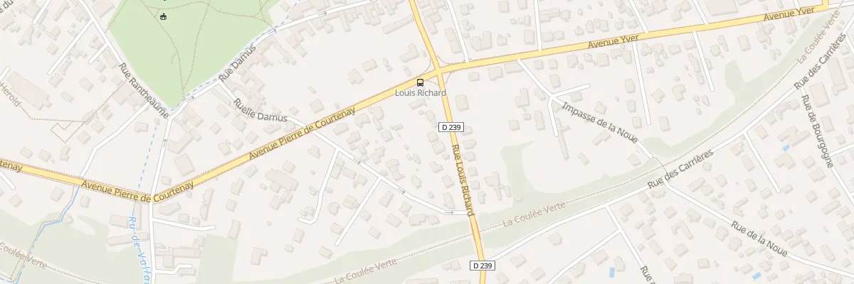 Plan du 64 Rue Louis Richard à Auxerre