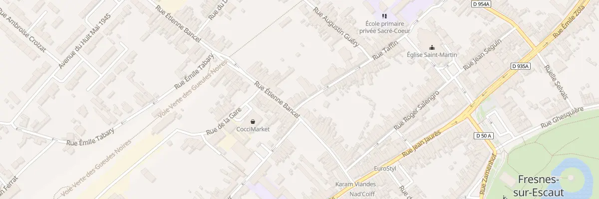 Plan du 3 Rue Taffin à Fresnes-sur-Escaut
