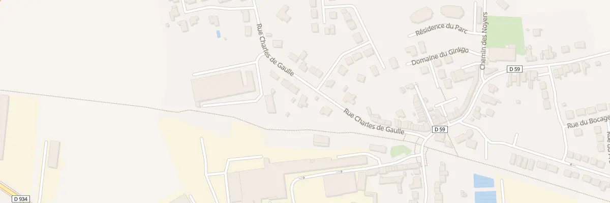 Plan du 3 Rue Charles de Gaulle à Saultain