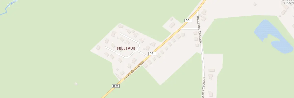 Plan du 16 Rte de Chapeau à Thiel-sur-Acolin