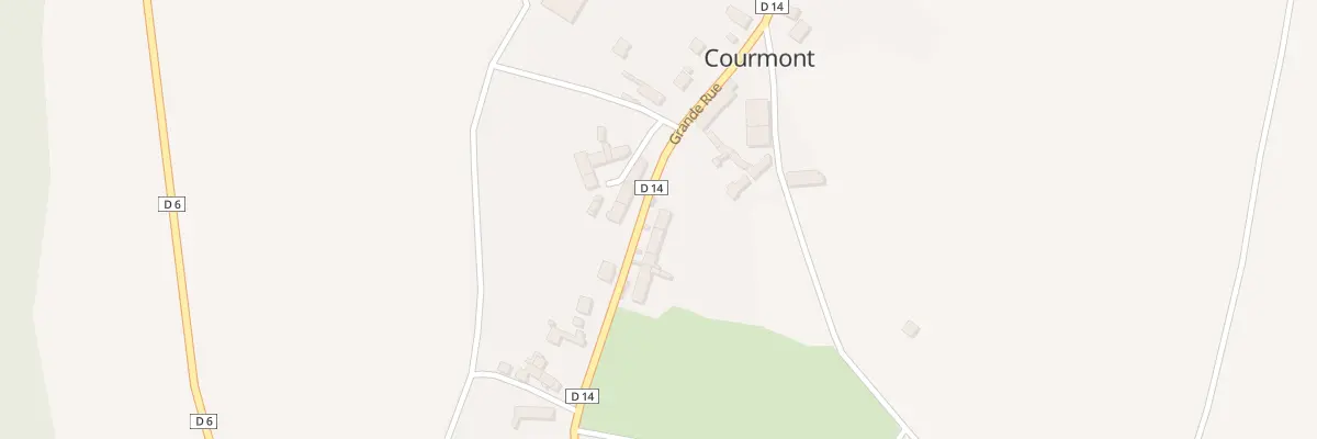 Plan du 13 Gr Grande Rue à Courmont