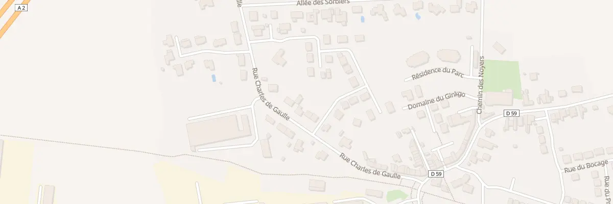 Plan du 32 Rue Charles de Gaulle à Saultain