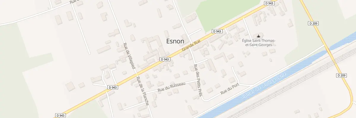 Plan du 26 Gr Gde Rue à Esnon