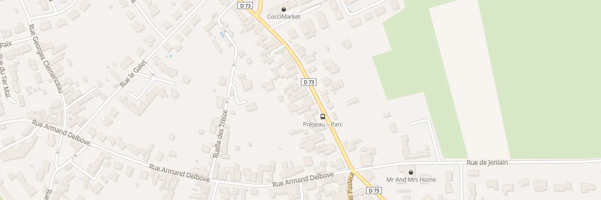 Plan du 13 Rue Henri Barbusse à Préseau