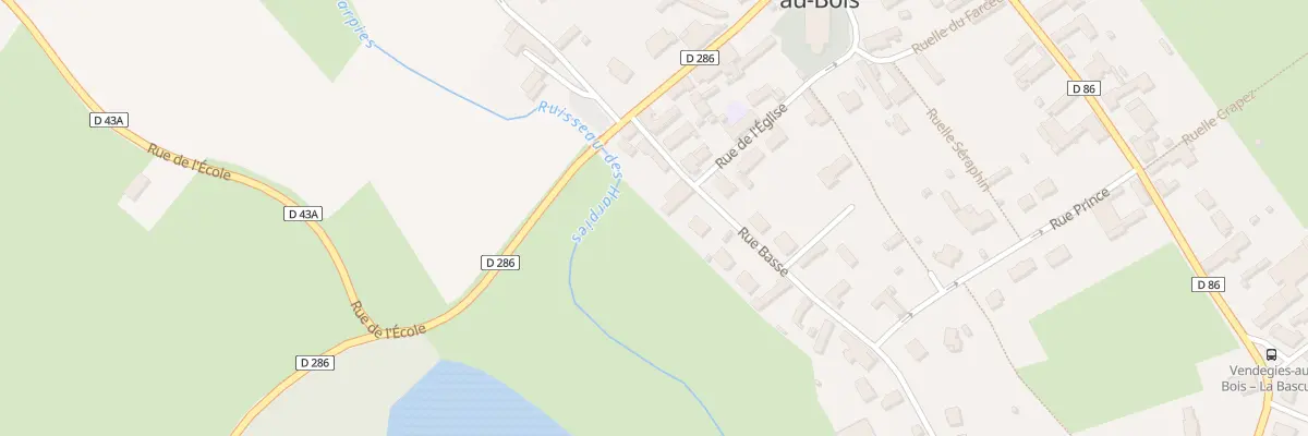 Plan du 4 Rue Basse à Vendegies-au-Bois