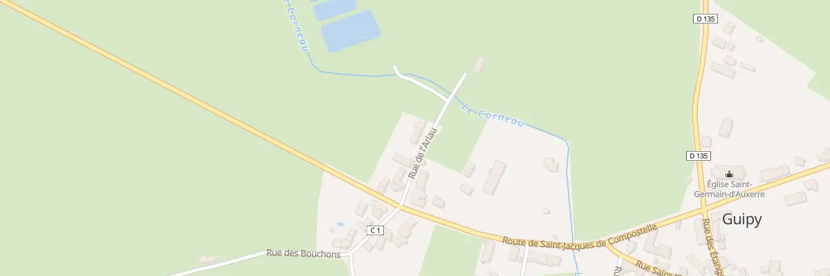 Plan du 7 Rue de l’Ariau à Guipy