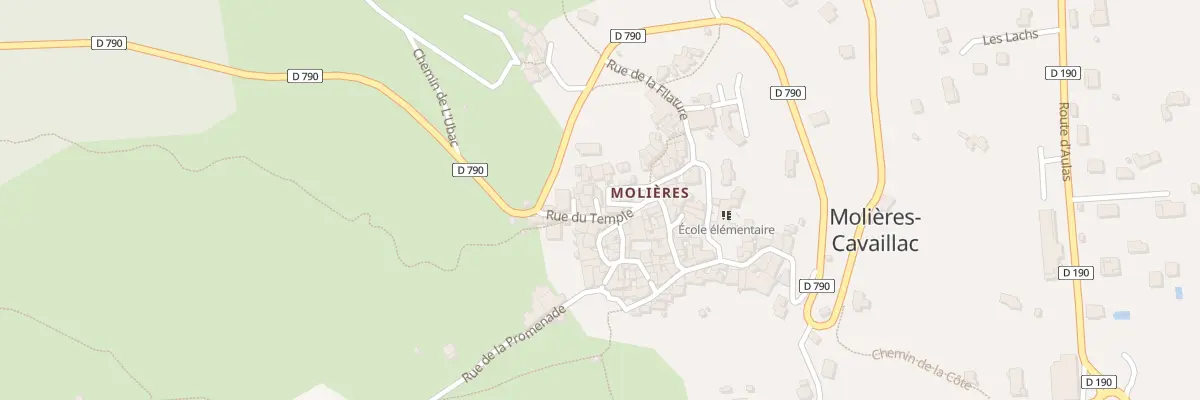 Plan du 5087 Le Village à Molières-Cavaillac