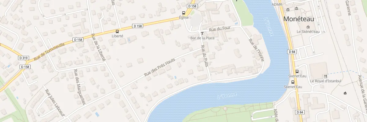 Plan du 3 Rue des Prés Hauts à Monéteau