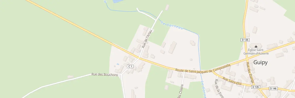 Plan du 4 Rue de l’Ariau à Guipy