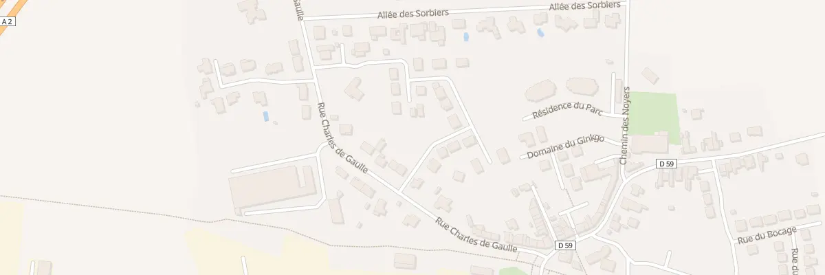 Plan du 30 Rue Charles de Gaulle à Saultain