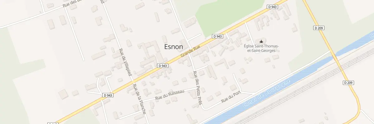 Plan du 24 Grande Rue à Esnon