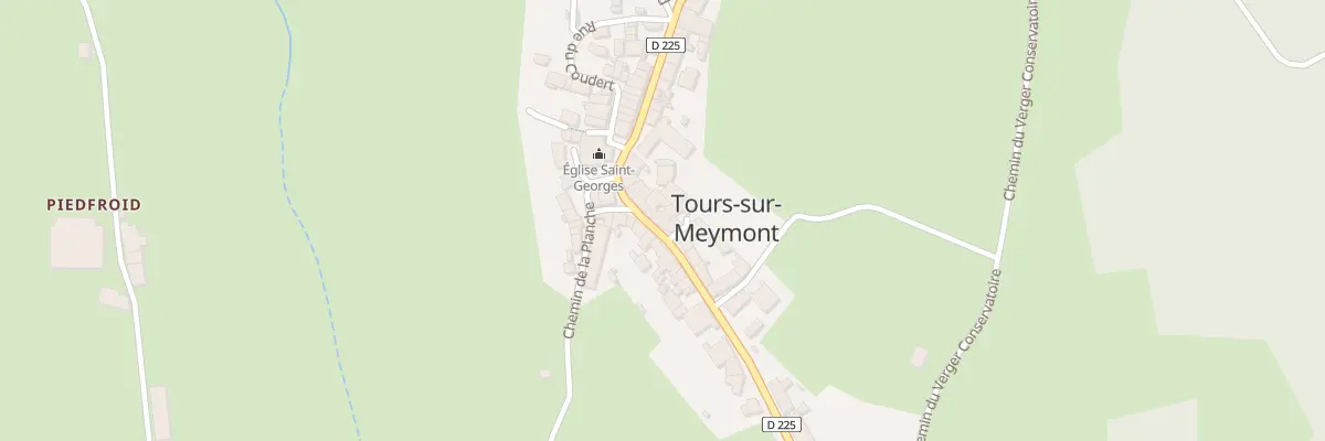 Plan du 5015 Le Bourg à Tours-sur-Meymont