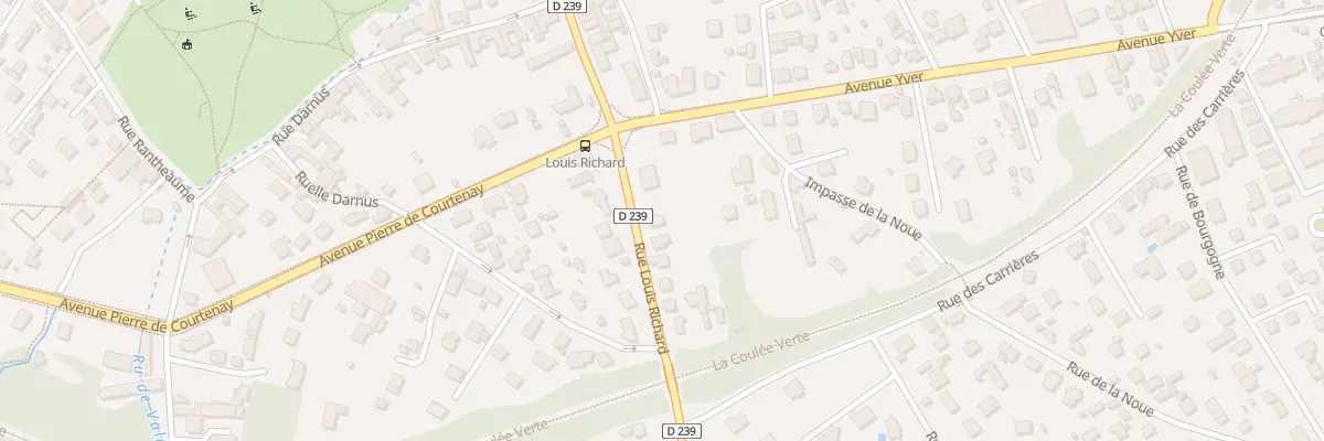 Plan du 89 Rue Louis Richard à Auxerre