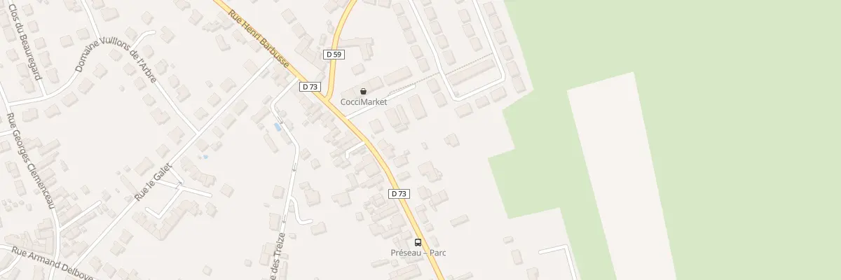 Plan du 16 Rue Henri Barbusse à Préseau