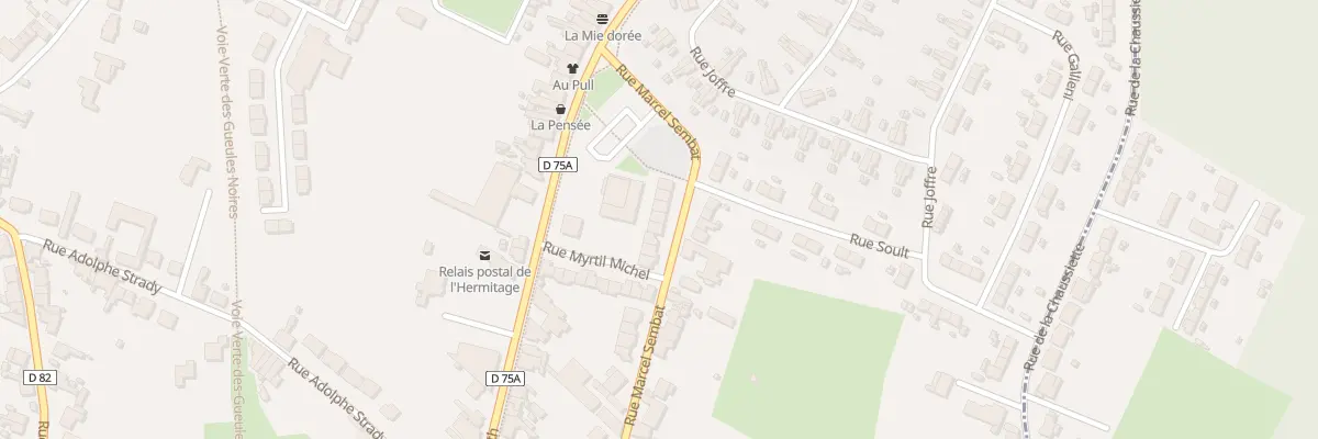 Plan du 971 Rue Marcel Sembat à Vieux-Condé