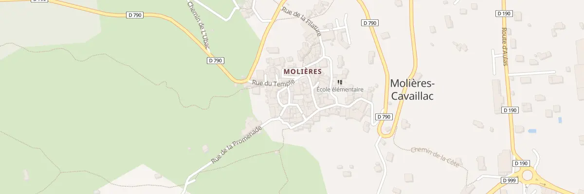 Plan du 5395 Le Village à Molières-Cavaillac