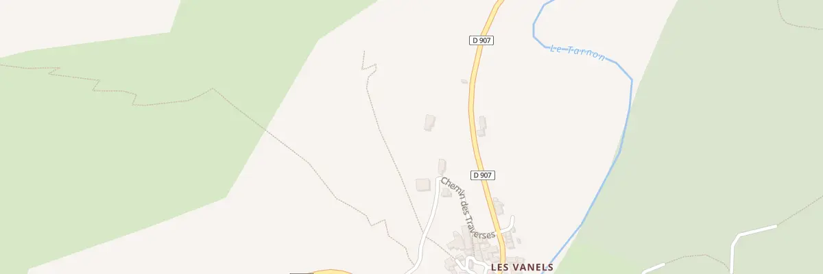 Plan du 5384 Les Vanels à Vebron