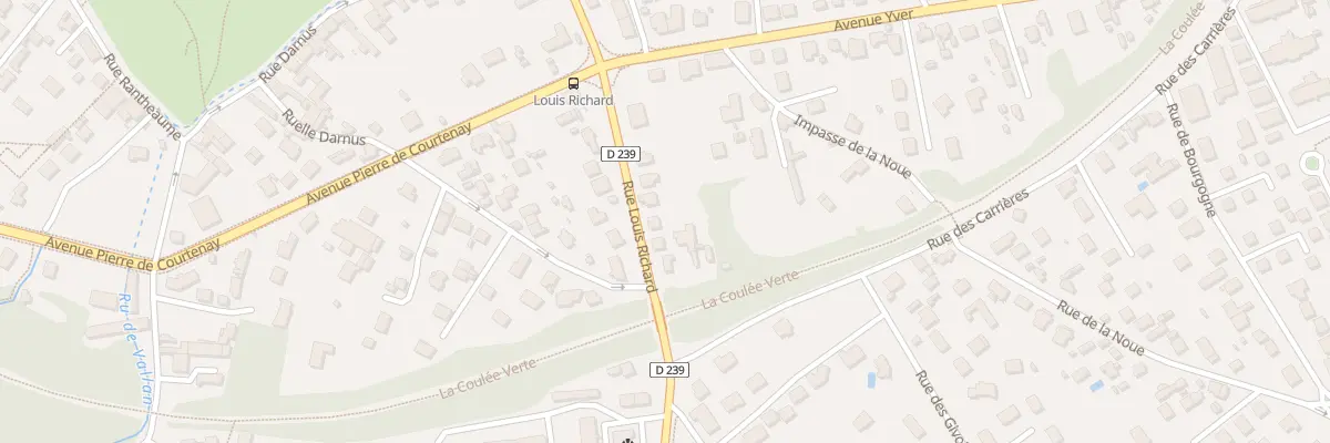 Plan du 95 Rue Louis Richard à Auxerre