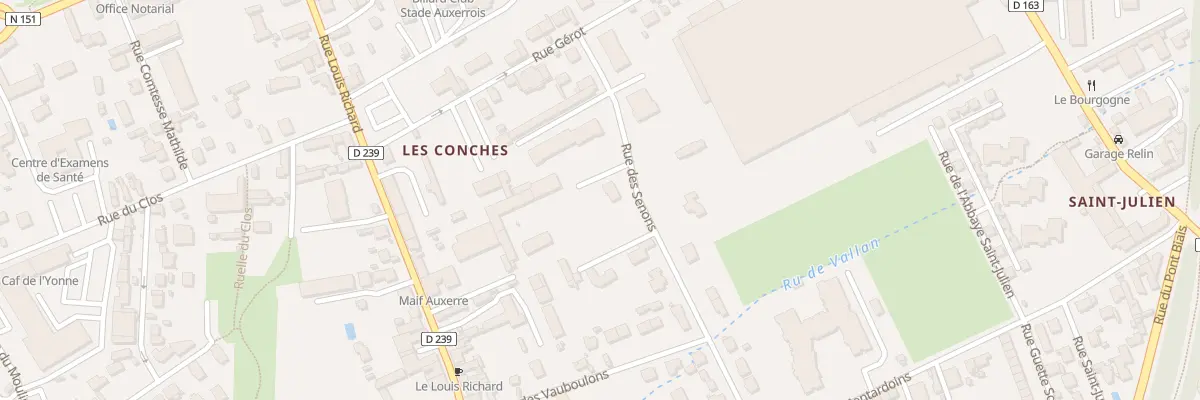 Plan du 8 Rue des Senons à Auxerre