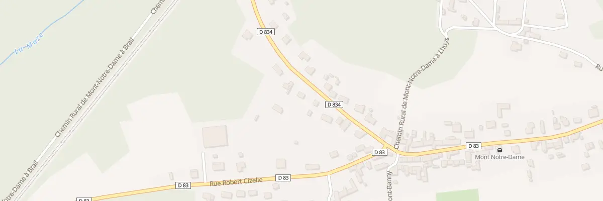Plan du 32 Rue de la Gare à Mont-Notre-Dame