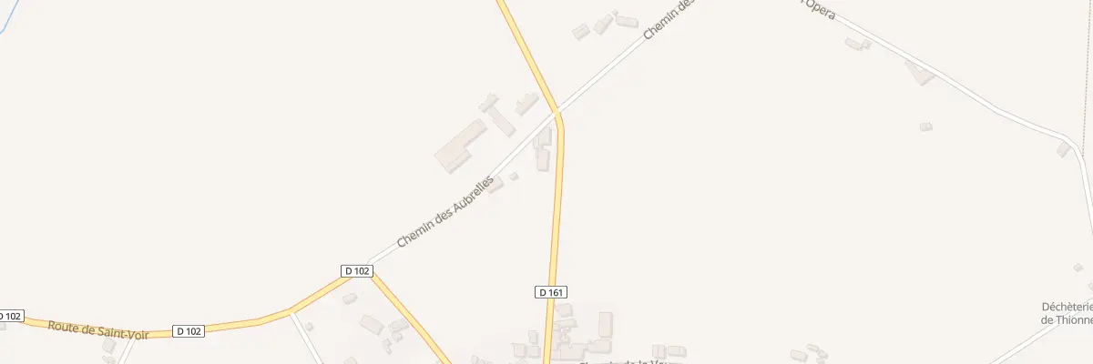 Plan du 5025 Le Bourg à Thionne