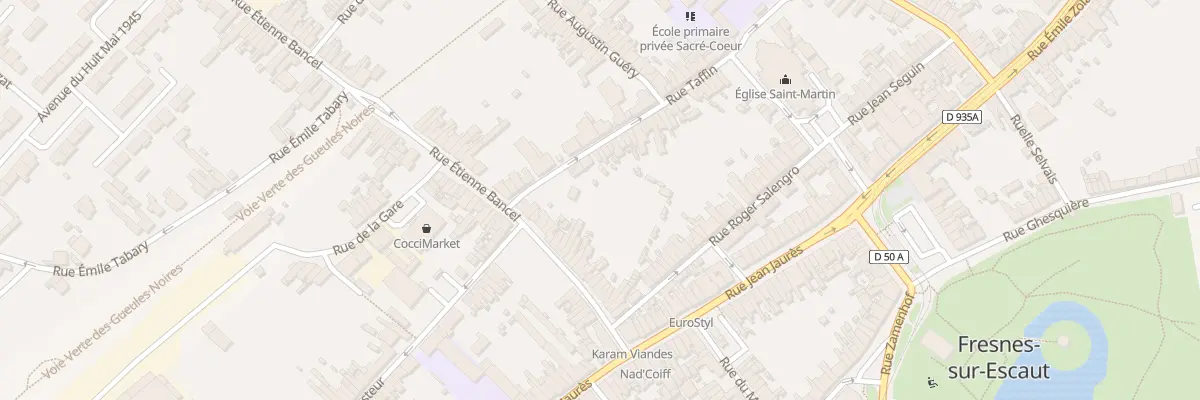 Plan du 24 Rue Etienne Bancel à Fresnes-sur-Escaut