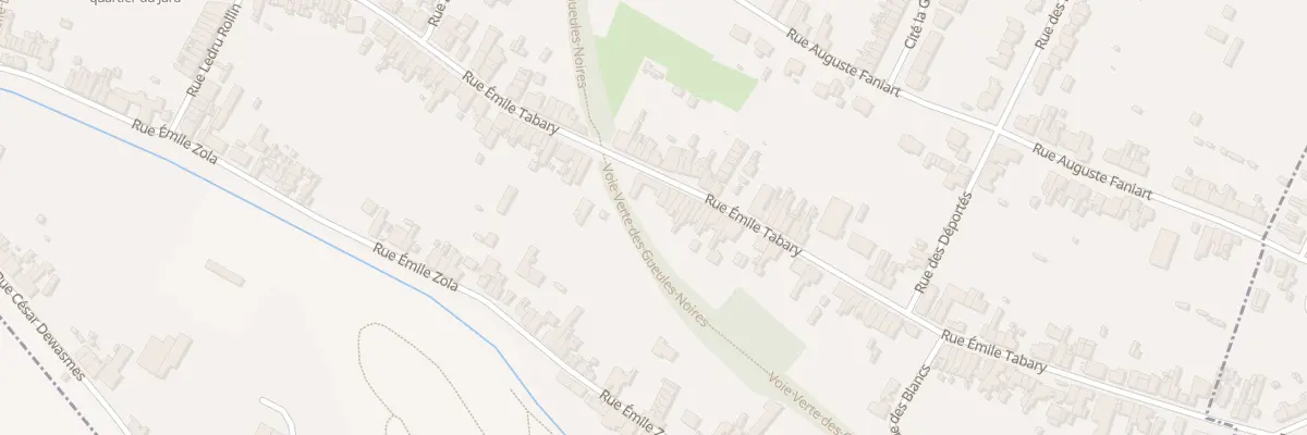 Plan du 552 Rue Emile Tabary à Vieux-Condé