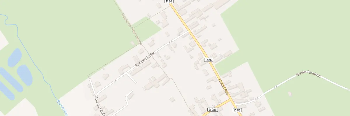 Plan du 28 Rue de l’Enfer à Vendegies-au-Bois