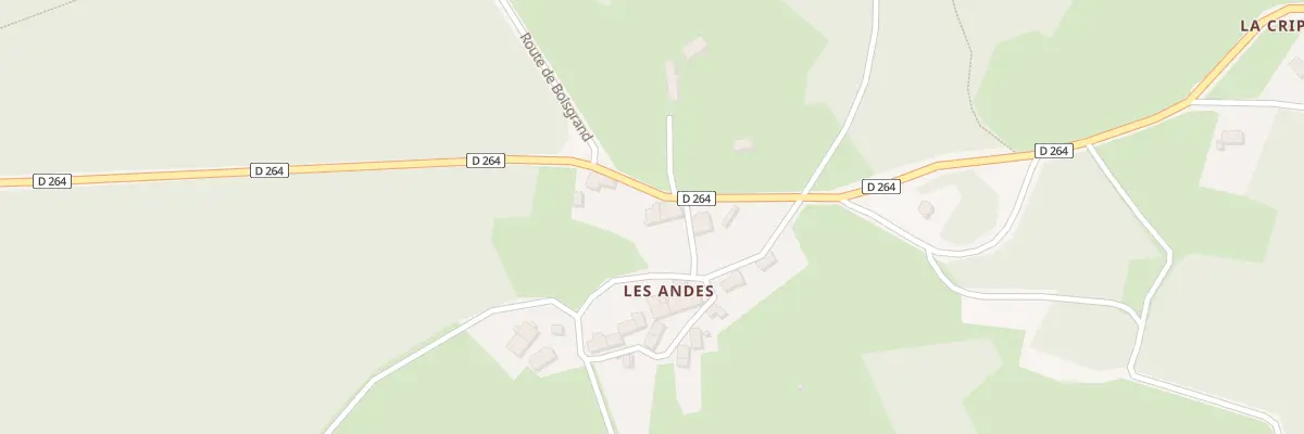 Plan du 5097 Les Andes à Fournols