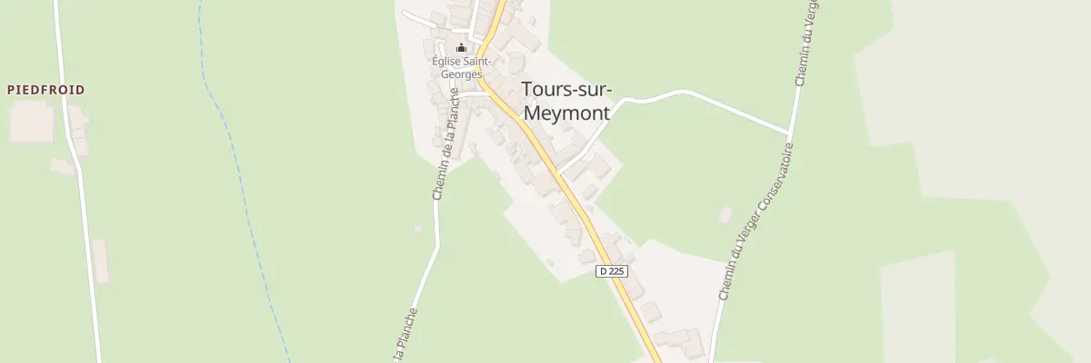 Plan du 5092 Le Bourg à Tours-sur-Meymont