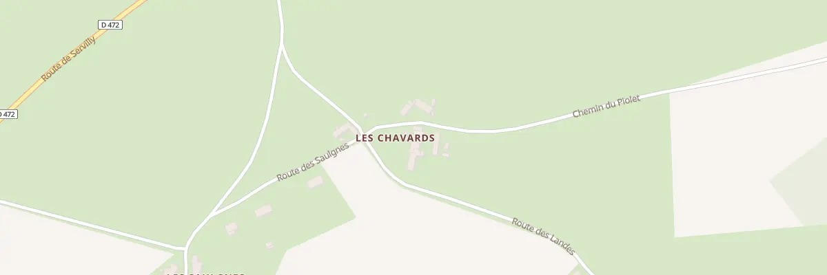 Plan du 2 Che du Piolet à Périgny