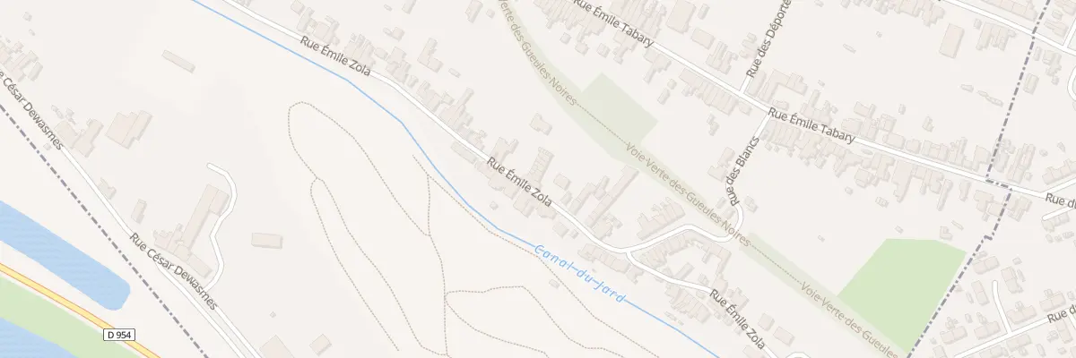 Plan du 679 Rue Emile Zola à Vieux-Condé