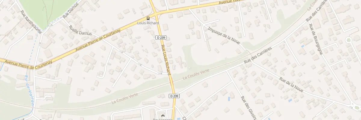 Plan du 101A Rue Louis Richard à Auxerre