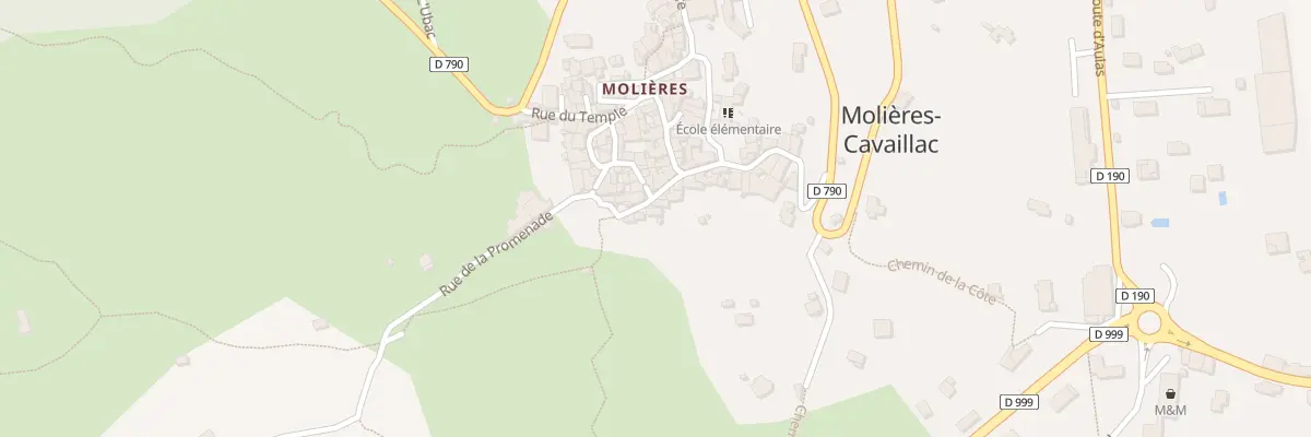 Plan du 5019 Le Village à Molières-Cavaillac