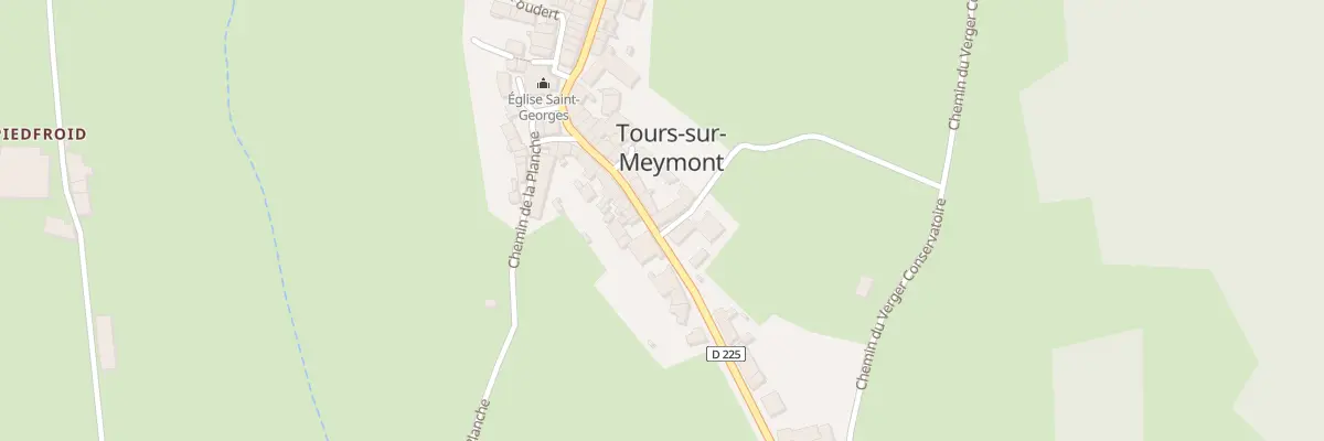 Plan du 5402 Le Bourg à Tours-sur-Meymont
