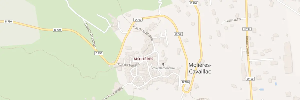 Plan du 5044 Le Village à Molières-Cavaillac